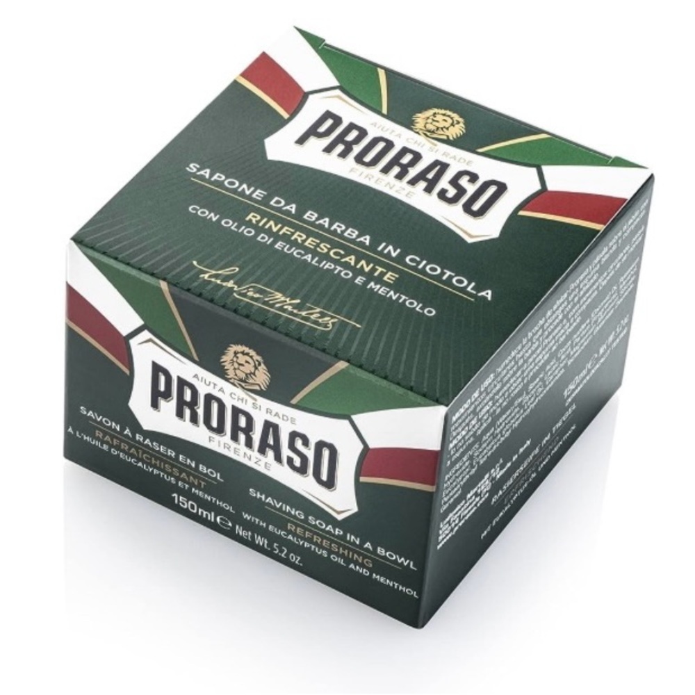 Proraso Shaving Soap in a Bowl with Eucalyptus Oil and Menthol - Picture 3 of 8